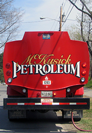 McKusick Petrolum delivery truck